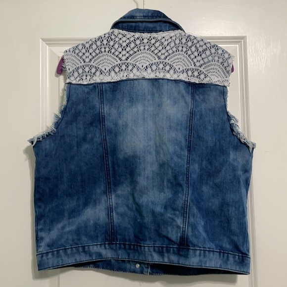 Thrill ladies denim vest jacket - Picture 4 of 7